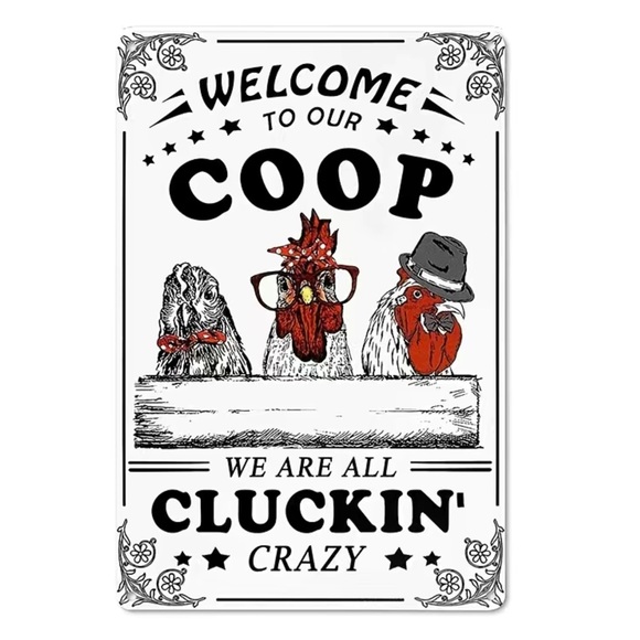 Funny Chicken Sign - Picture 3 of 7